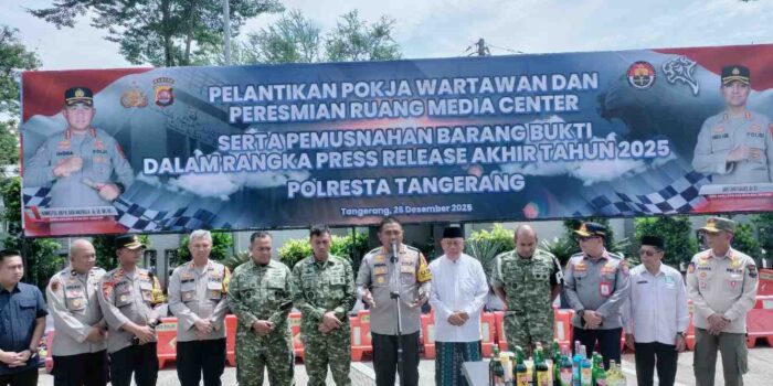 Kriminalitas di Wilayah Hukum Polresta Tangerang Turun 16,6 Persen Sepanjang 2025