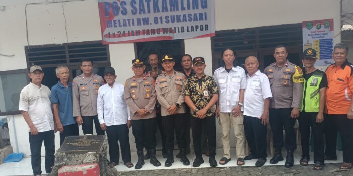 Warga Sukasari Unjuk Kekompakan saat Pos Kamling Dinilai Tim Polres Metro Tangerang