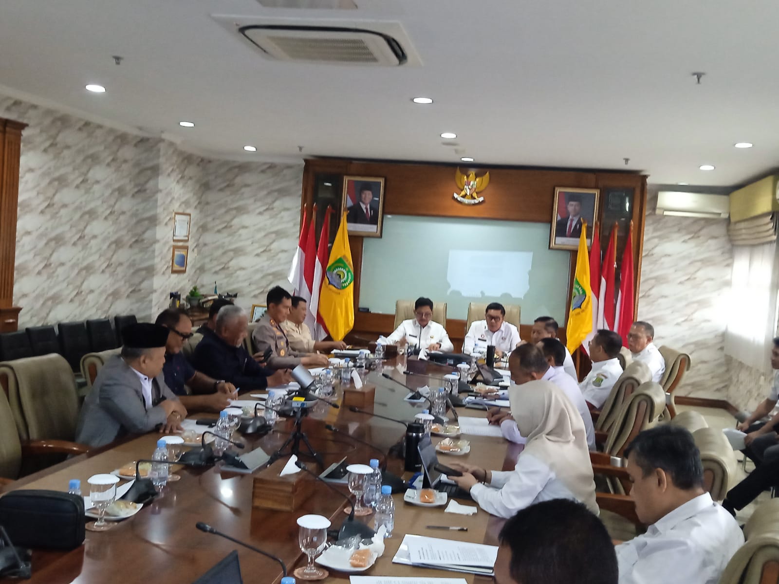 Rapat Forkopimda Kota Tangerang bahas evaluasi program MBG dan klaim SPPG Polres terbaik se-Polda Metro Jaya