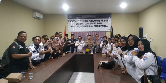 Rapat Koordinasi PP Polri Cabang Tangerang Kota bersama Polwan dan Dian Kemala tahun 2026
