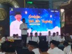 Wali Kota Tangerang Drs H Sachrudin membuka Festival Al-Azhom 1448 H dengan pemukulan bedug di Masjid Raya Al-Azhom 15 Juni 2026