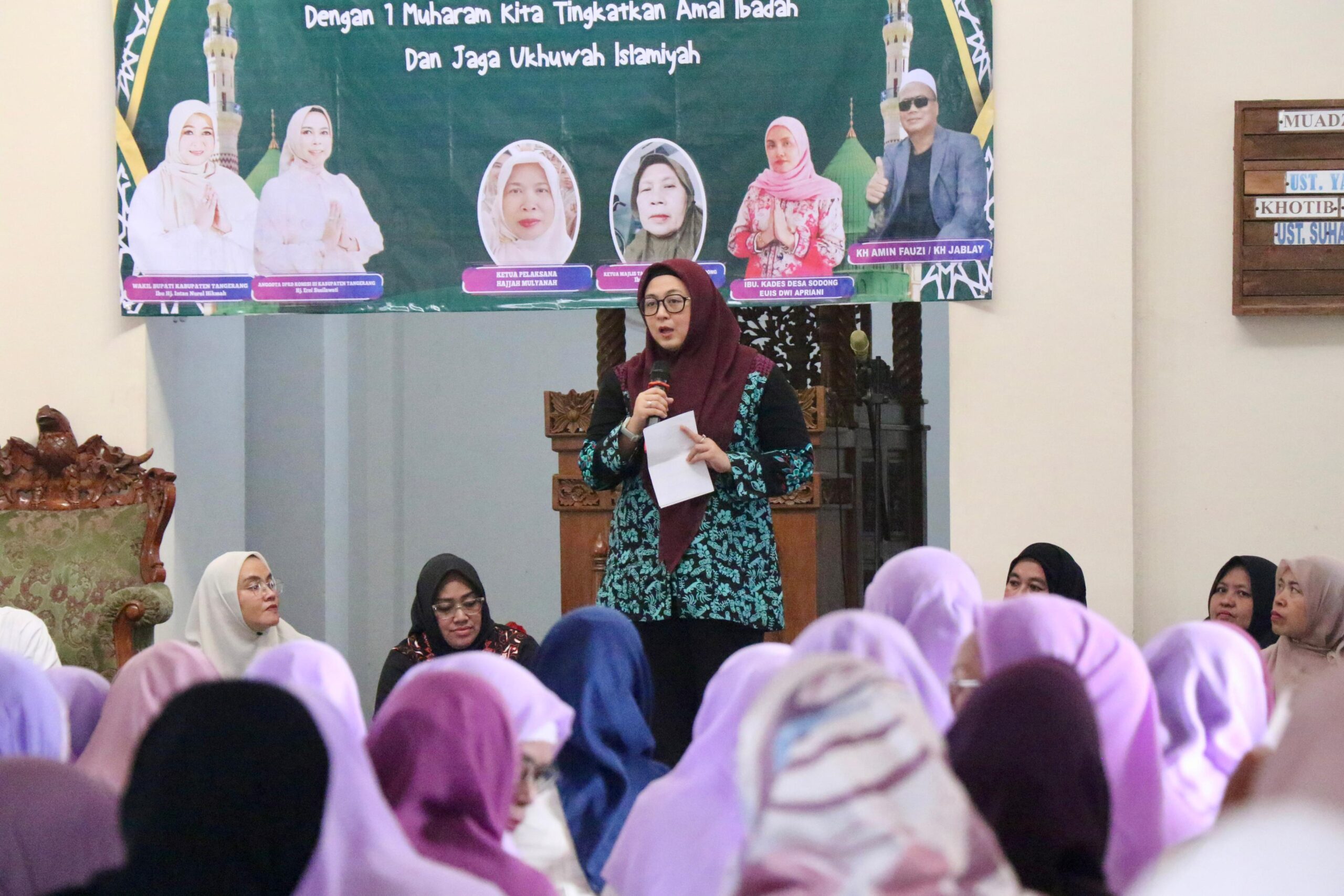 Wakil Bupati Tangerang Intan Nurul Hikmah Gema Muharam Desa Sodong Tigaraksa 2026