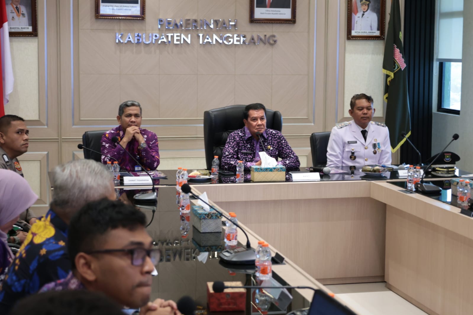 Bupati Tangerang Moch Maesyal Rasyid penilaian Lomba Kelurahan Tigaraksa 2026