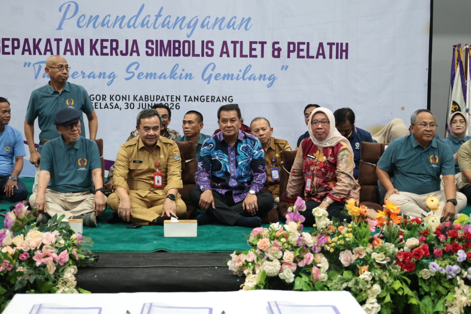 bupati maesyal rasyid penandatanganan atlet pelatih porprov banten 2026