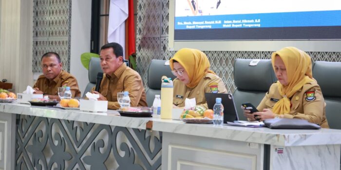 Bupati Maesyal Rasyid pimpin Rakor Program Kesehatan Gratis Kabupaten Tangerang