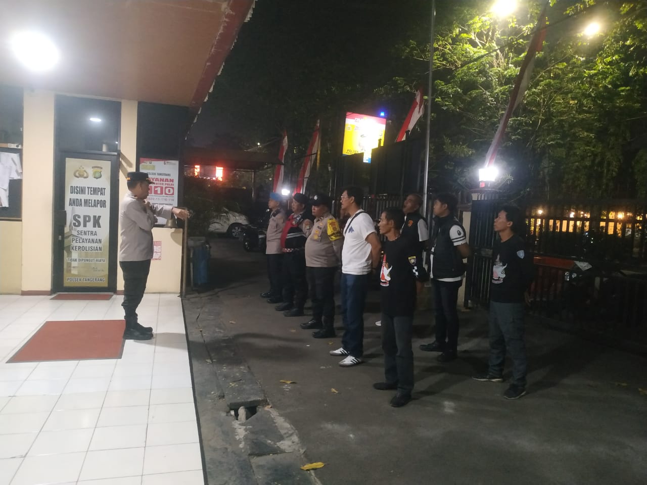 Apel Cipta Kondisi Polsek Tangerang dipimpin Kapolsek Kompol Suyanto`