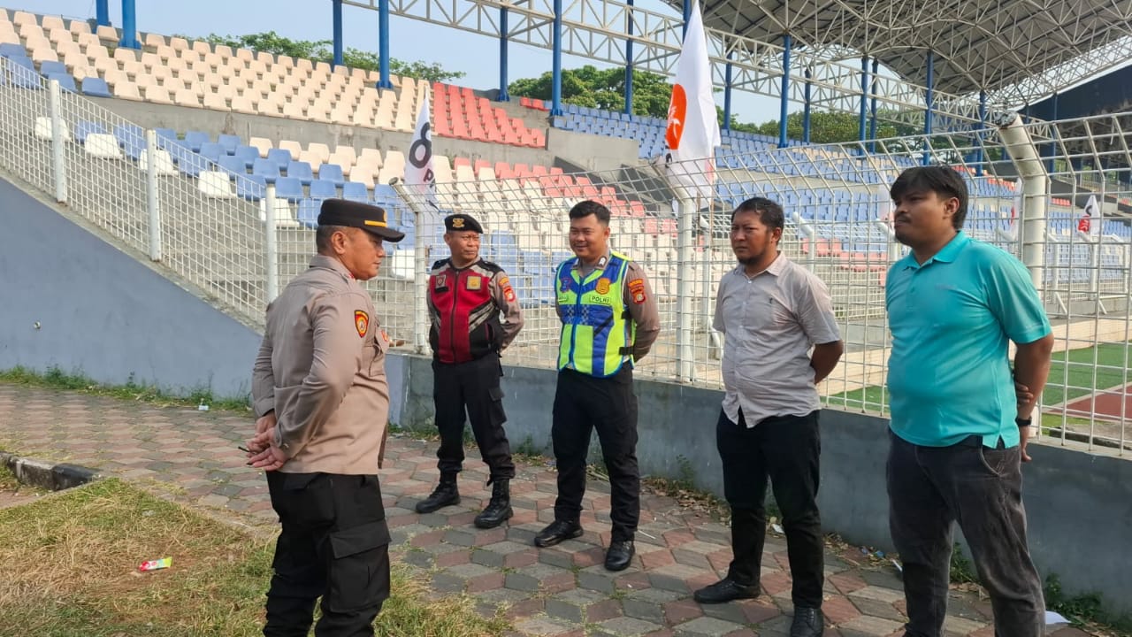 Pengamanan Apel Siaga PKS Kota Tangerang oleh Polres dan Polsek