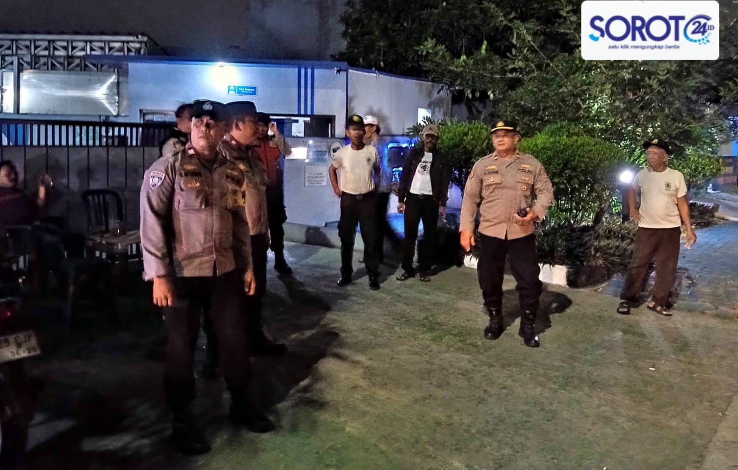 Patroli Cipkon Polsek Tangerang di Pos Pantau Buaran Indah