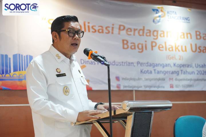 wakil wali kota tangerang maryono buka sosialisasi pelaku usaha