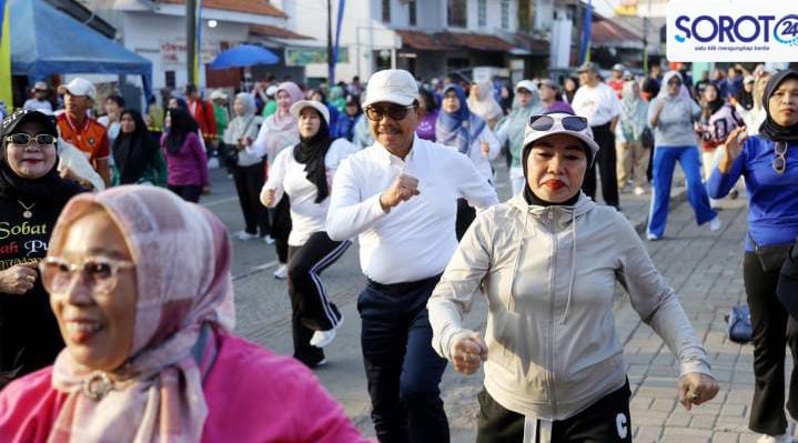 senam pagi festival cisadane sachrudin`