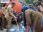 Bupati Tangerang & Gubernur Banten Blusukan ke Tigaraksa, Salurkan Air Bersih untuk Warga Terdampak Kemarau