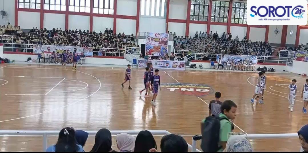 Penonton padati GOR Tangerang saat Porseni 2026`