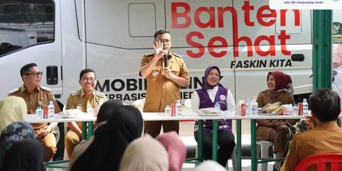 gubernur andra soni cek kesehatan gratis ckg banten ciledug
