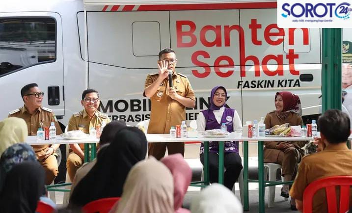gubernur andra soni cek kesehatan gratis ckg banten ciledug
