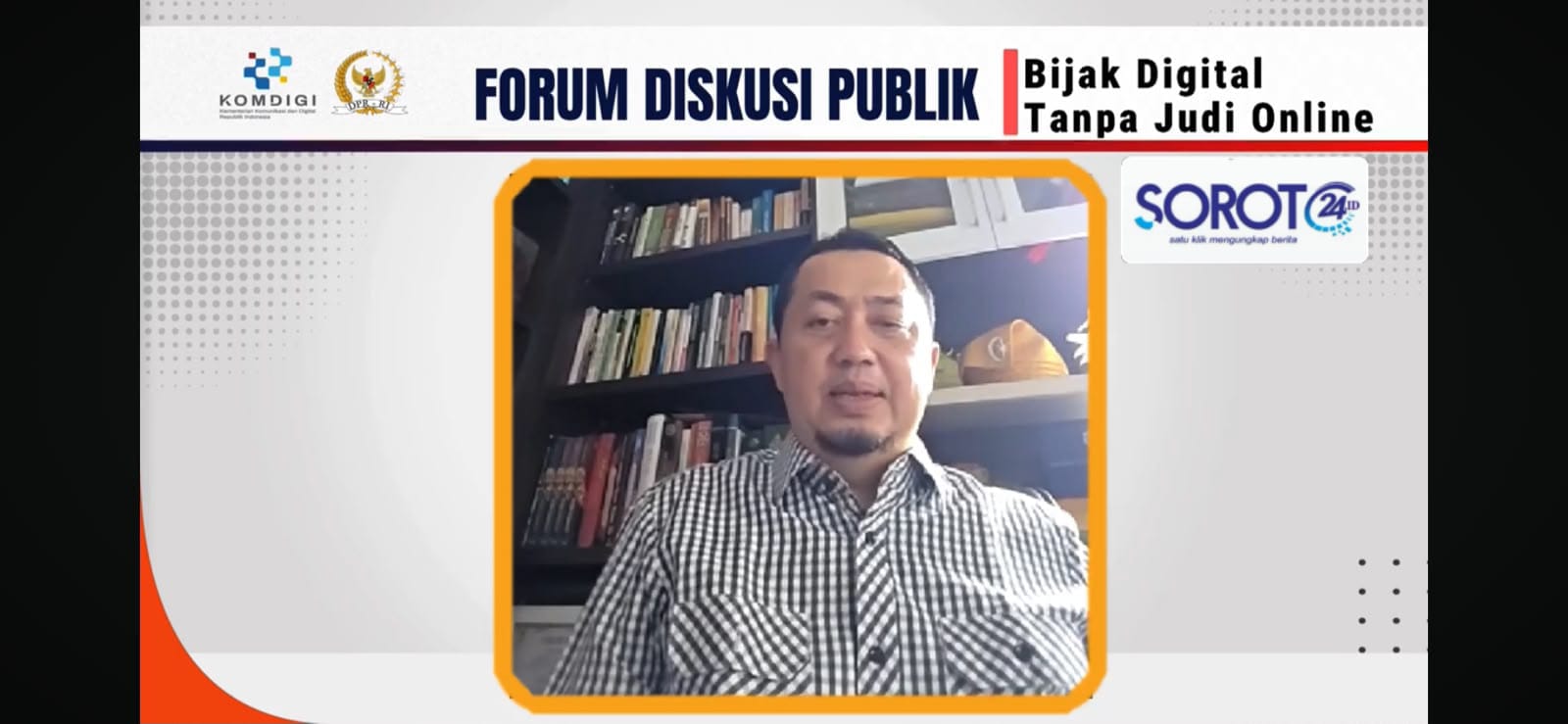 syahrul aidi judi online narkoba rusak keluarga komisi i dpr