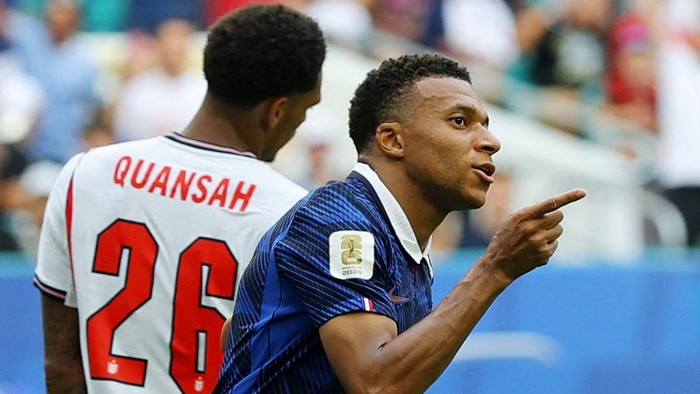 Mbappe vs Quansah laga Prancis vs Inggris Piala Dunia 2026
