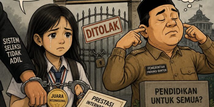 ilustrasi siswa juara internasional ditolak sma negeri banten sistem tidak adil