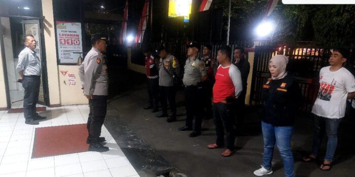 apel patroli malam polsek tangerang cipkon jaga jakarta