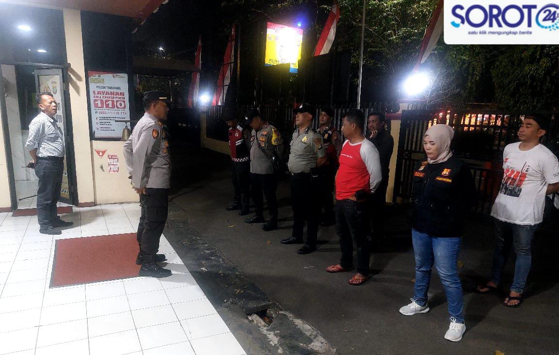 apel patroli malam polsek tangerang cipkon jaga jakarta