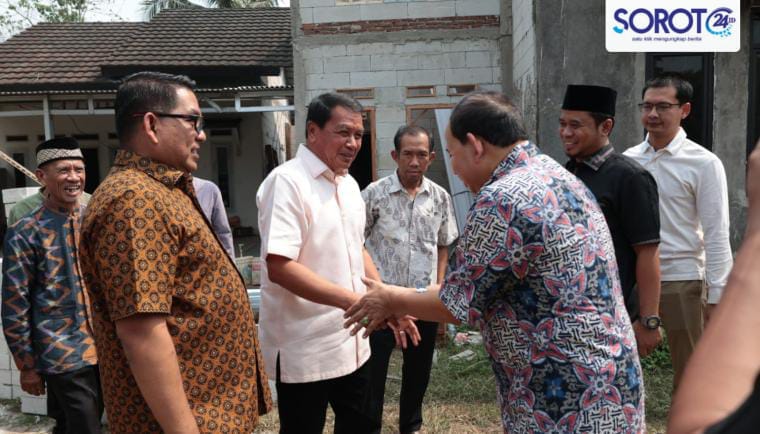 bupati tangerang bersalaman pengurus kahmi kabupaten tangerang