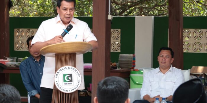 bupati tangerang maesyal rasyid pidato kahmi graha hijau hitam