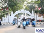 Gubernur Andra Soni Gass Bareng Ratusan Scooteris di Kongkow SBB Kota Serang