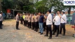 apel pengamanan nobar persija vs persib polres metro tangerang kota