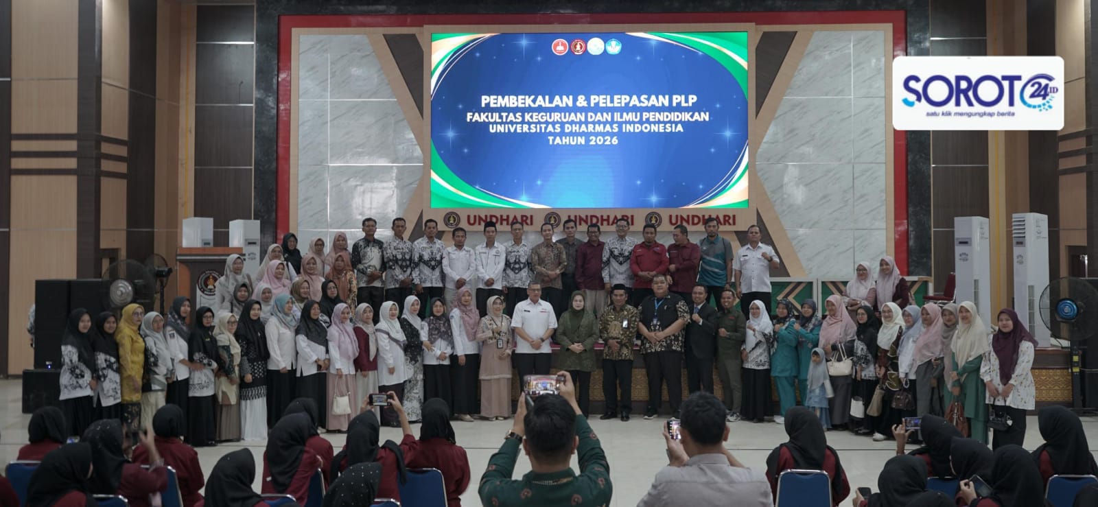 pelepasan plp fkip undhari mahasiswa calon guru dharmasraya