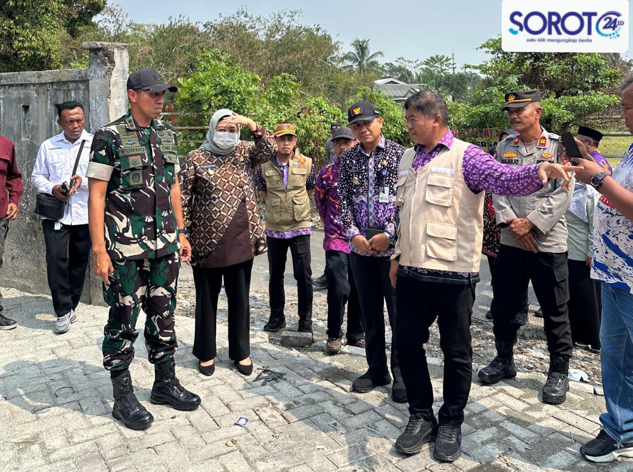 wabup intan tps3r pasir nangka pengelolaan sampah`