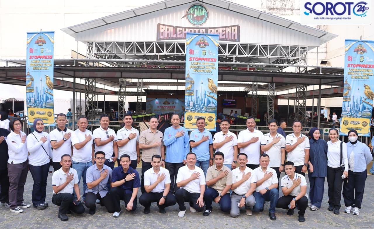 Pejabat Polda Metro buka lomba kicau Balekota Arena