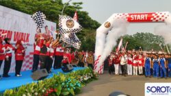 Semarak HUT RI ke-81, Keluarga Besar Imipas Gelar Fun Walk + 4 Layanan Publik di Puspemkot