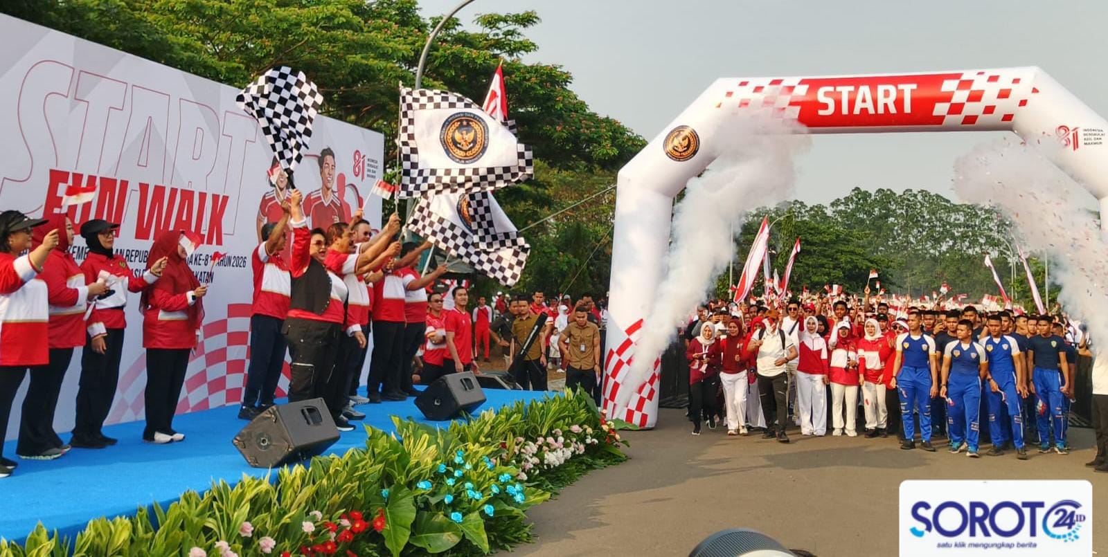 Menteri Agus Andrianto lepas Fun Walk Imipas Puspemkot