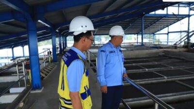 Dirut dan Dirtek Tirta Benteng cek kesiapan pasokan air bersih di Kota Tangerang