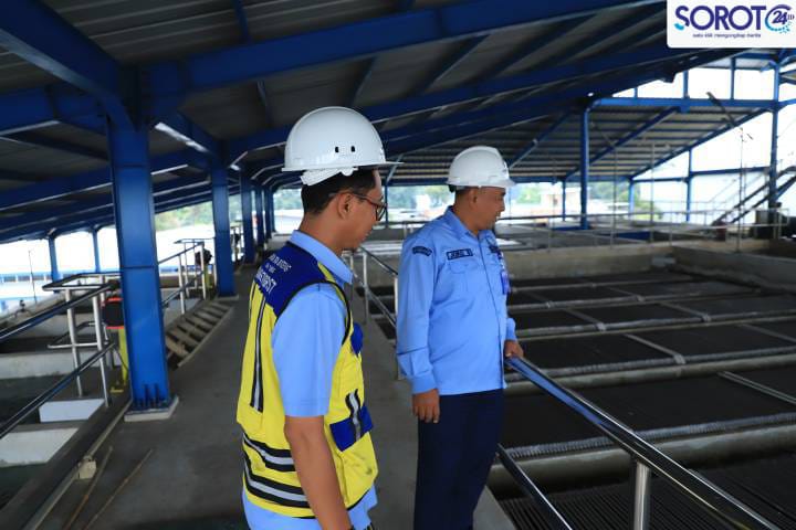 Dirut dan Dirtek Tirta Benteng cek kesiapan pasokan air bersih di Kota Tangerang