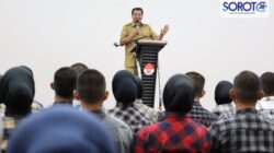 Bupati Maesyal berpidato di depan peserta Paskibraka Kabupaten Tangerang