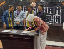 Sri Panggung Lestari Hadiri Pelantikan DPP Ikatan Mahasiswa Kabupaten Tangerang