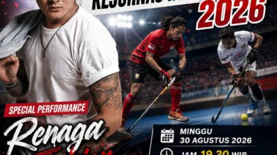 Dramatis dan Seru! Kejurnas Hockey Indoor 2026 Ditutup dengan Laga Legend Andra Soni hingga Konser Renaga Tahier