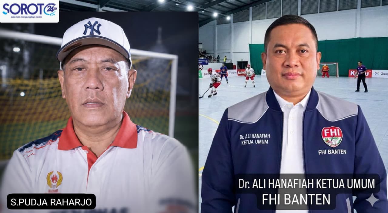 Puja Raharja dan Ali Hanafiah panitia Kejurnas Hoki