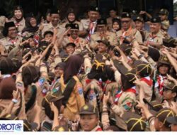 Ribuan Pramuka Padati Alun-Alun! Hari Pramuka ke-65, Wali Kota Tangerang: Jadilah Garda Terdepan Bangun Karakter Bangsa