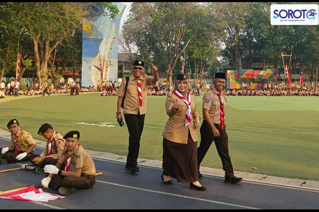 Semangat! Ribuan Pramuka Kota Tangerang Ikrar di Hari Pramuka ke-65