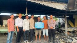 UMKM Korban Kebakaran di Kecamatan Anyer Mendapat Bantuan dari HIPMI Kabupaten Serang