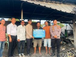 UMKM Korban Kebakaran di Kecamatan Anyer Mendapat Bantuan dari HIPMI Kabupaten Serang