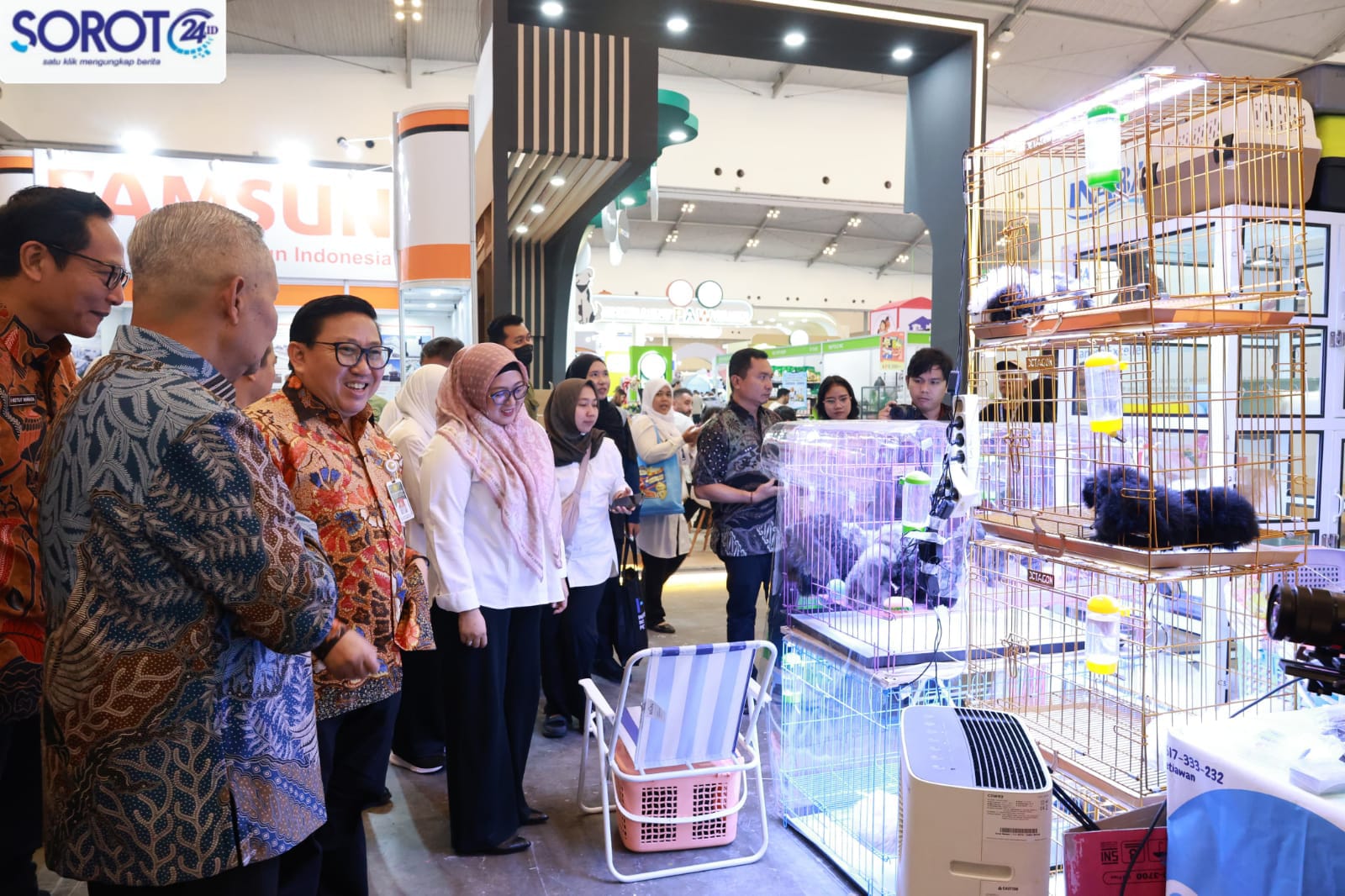Wabup Intan tinjau booth hewan IIPE 2026 ICE BSD