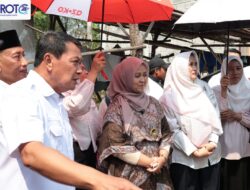 Bupati Maesyal Letak Batu Pertama Bedah 4 Rumah di Sindang Panon