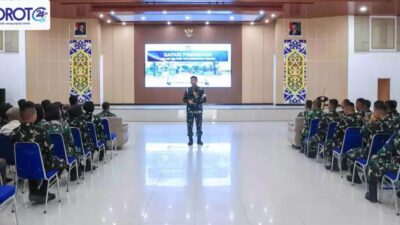 Pengarahan hukum Dirbinum Puspomau Lanud Dhomber
