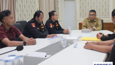 Audiensi pengurus Senkom Mitra Polri dengan Kaban Kesbangpol Kota Tangerang