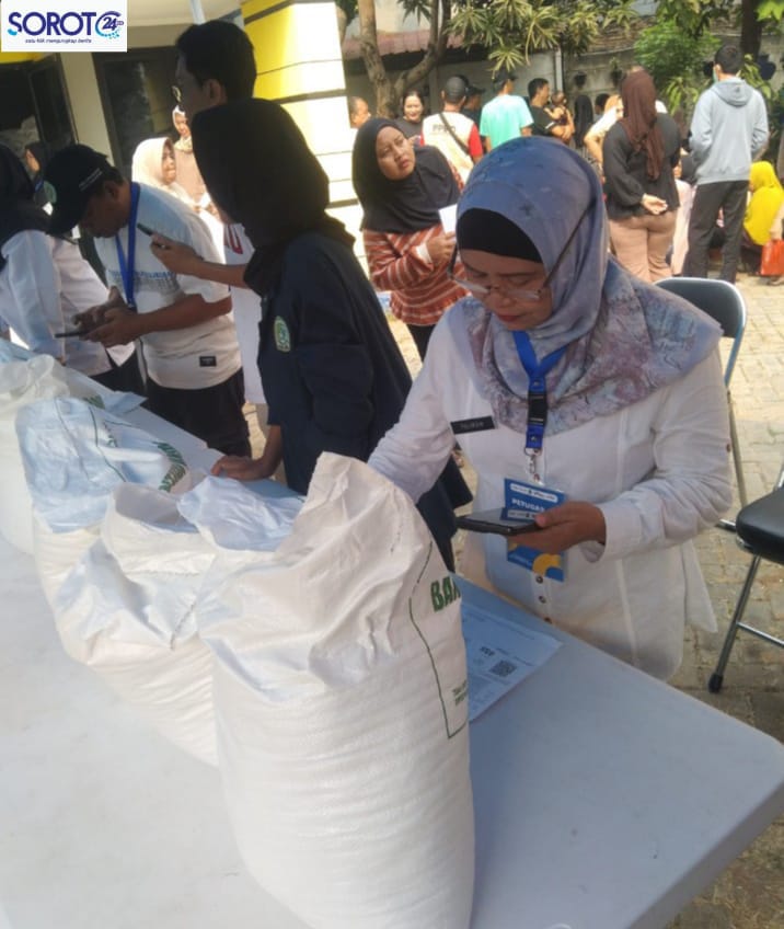 Bu Yuliasih PSM Babakan verifikasi data penerima bansos beras