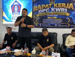 Kabid IKP Diskominfo Feby Febiansyah Buka Raker KWRI Kabupaten Tangerang
