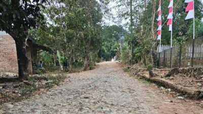 Terkait Jalan Rusak dan Berbatu : Pemkab Pandeglang Terkesan Cuex Warga Desa Sukajadi di Buat Resah