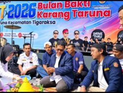 Karang Taruna Tigaraksa : Sebagai Wujud Rasa Syukur Laksanakan Potong Tumpeng dan Doa Bersama pada HUT ke 66